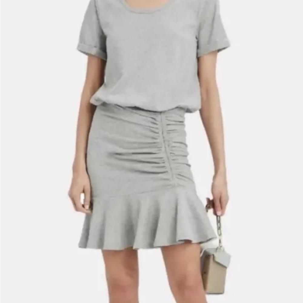 Veronica Beard Ruched Tee Shirt Dress